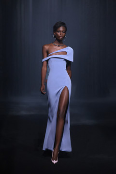 Asymmetrical Collar Dress Asymmetrical Collar Dress