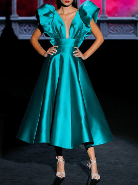 Dramatic Sleeve Party Dress Dramatic Sleeve Party Dress