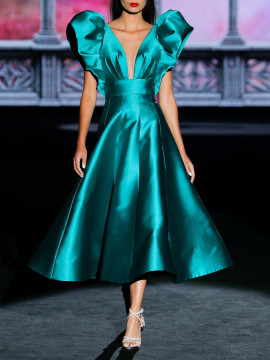 Dramatic Sleeve Party Dress Dramatic Sleeve Party Dress
