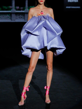 Puffed Mini-Skirt Dress Puffed Mini-Skirt Dress