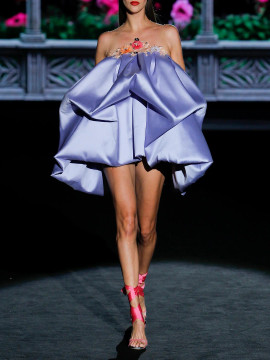Puffed Mini-Skirt Dress Puffed Mini-Skirt Dress