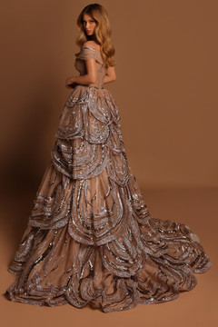 Embroidered AMORE Gown Embroidered AMORE Gown