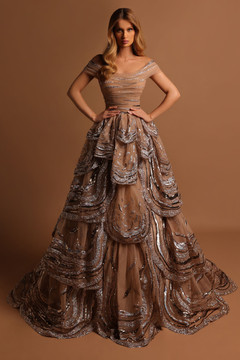 Embroidered AMORE Gown Embroidered AMORE Gown