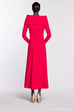 Crepe Jacket Midi Dress Crepe Jacket Midi Dress
