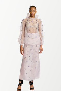 Silk Organza Blouse and Skirt Silk Organza Blouse and Skirt