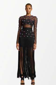 Tassel Hem Dress Tassel Hem Dress