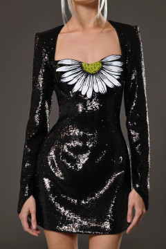 Flower Mini-Dress Flower Mini-Dress