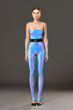 Sleeveless Sequined Jumpsuit Sleeveless Sequined Jumpsuit