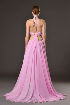 Sleeveless Crystal Flower Gown Sleeveless Crystal Flower Gown