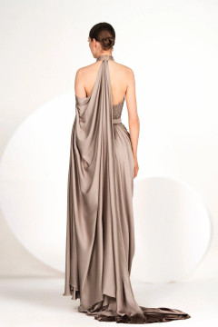 Halter Neck Chiffon Gown Halter Neck Chiffon Gown