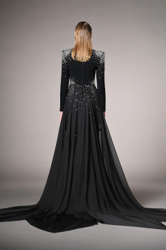 Long-Sleeve Embroidered Dress Long-Sleeve Embroidered Dress