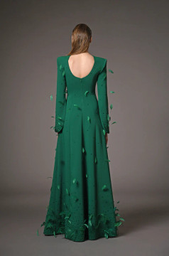 Feather and Crystal Dress Feather and Crystal Dress