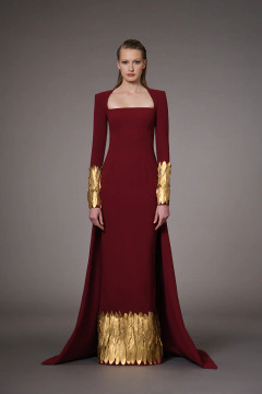 Feather Detailed Dress Feather Detailed Dress