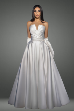 Strapless Off-Shoulder Wedding Dress Strapless Off-Shoulder Wedding Dress