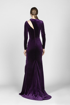 Velvet Cut-Out Gown Velvet Cut-Out Gown