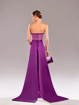Strapless Embroidered Gown Strapless Embroidered Gown