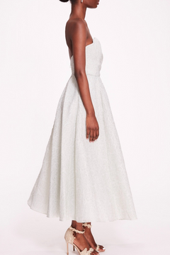 Strapless Cloque Dress Strapless Cloque Dress
