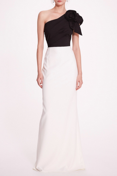 One-Shoulder Taffeta Gown One-Shoulder Taffeta Gown
