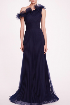 One-Shoulder Organza Gown One-Shoulder Organza Gown