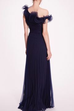 One-Shoulder Organza Gown One-Shoulder Organza Gown
