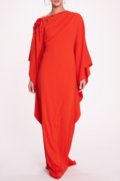 Open-Shoulder Long Sleeve Gown Open-Shoulder Long Sleeve Gown