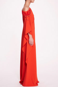 Open-Shoulder Long Sleeve Gown Open-Shoulder Long Sleeve Gown