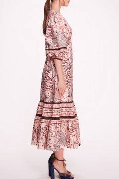 V-Neck Printed Dress V-Neck Printed Dress