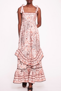 Sleeveless Printed Maxi Dress Sleeveless Printed Maxi Dress
