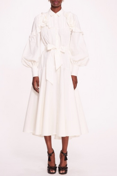 Long Cuffed Sleeve Midi Dress Long Cuffed Sleeve Midi Dress