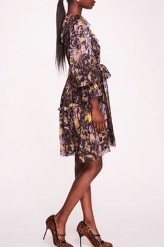 Long Sleeve Silk Mini Dress Long Sleeve Silk Mini Dress