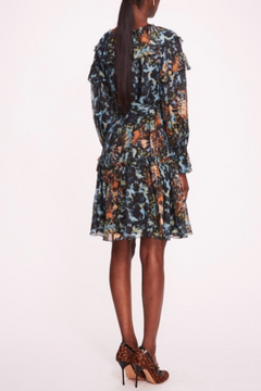 Long-Sleeve Silk Mini Dress Long-Sleeve Silk Mini Dress