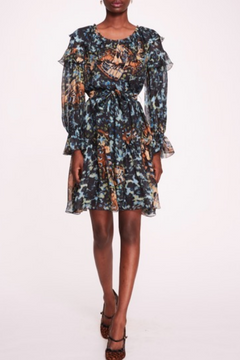 Long-Sleeve Silk Mini Dress Long-Sleeve Silk Mini Dress