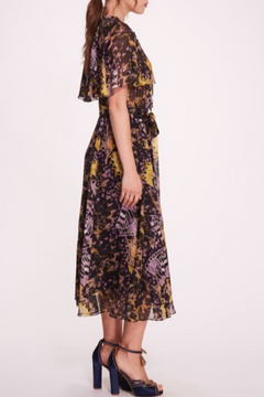 Short Sleeve Silk Midi Dress Short Sleeve Silk Midi Dress