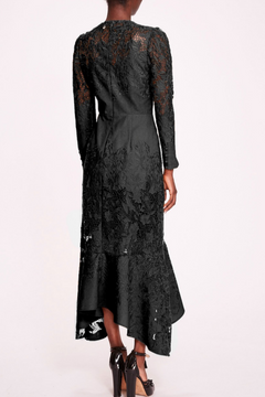 Quarter Sleeve Lace Midi Dress