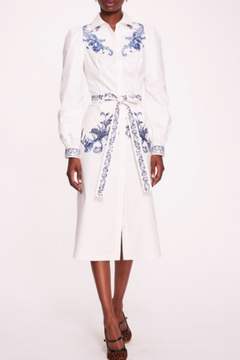 Long-Sleeve Midi Shirtdress Long-Sleeve Midi Shirtdress