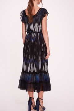 Cap-Sleeve Printed Silk Dress Cap-Sleeve Printed Silk Dress