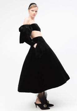 Off Shoulder Crop Top with Skirt Off Shoulder Crop Top with Skirt