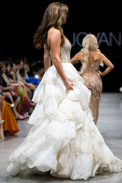 Strapless Beaded Bodice Ball Gown Strapless Beaded Bodice Ball Gown