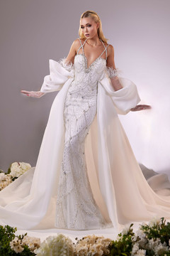 Embellished Strappy Gown Embellished Strappy Gown