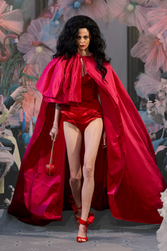 Fitted One Piece with Cape Fitted One Piece with Cape