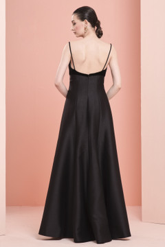 Velvet and Silk Gazar Gown Velvet and Silk Gazar Gown