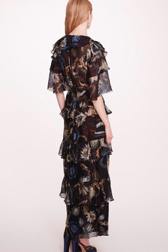 3/4 Sleeve Silk Maxi Dress 3/4 Sleeve Silk Maxi Dress