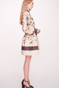 Printed Cotton Mini-Shirtdress Printed Cotton Mini-Shirtdress