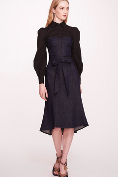 Cotton & Denim Midi Dress Cotton & Denim Midi Dress