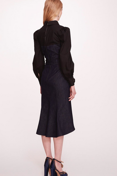 Cotton & Denim Midi Dress Cotton & Denim Midi Dress