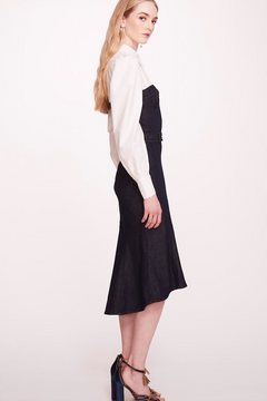 Cotton & Denim Midi-Dress Cotton & Denim Midi-Dress