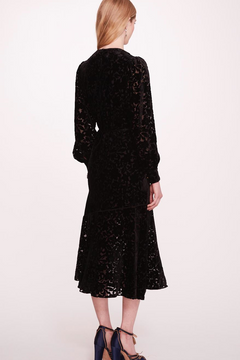 Velvet Burnout Midi-Dress Velvet Burnout Midi-Dress