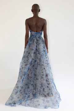 Strapless Flower Evening-Dress Strapless Flower Evening-Dress