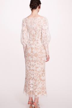 Long Sleeve Corded Lace-Dress Long Sleeve Corded Lace-Dress