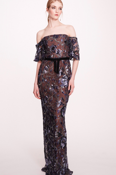 Embroidered Off-Shoulder Dress Embroidered Off-Shoulder Dress
